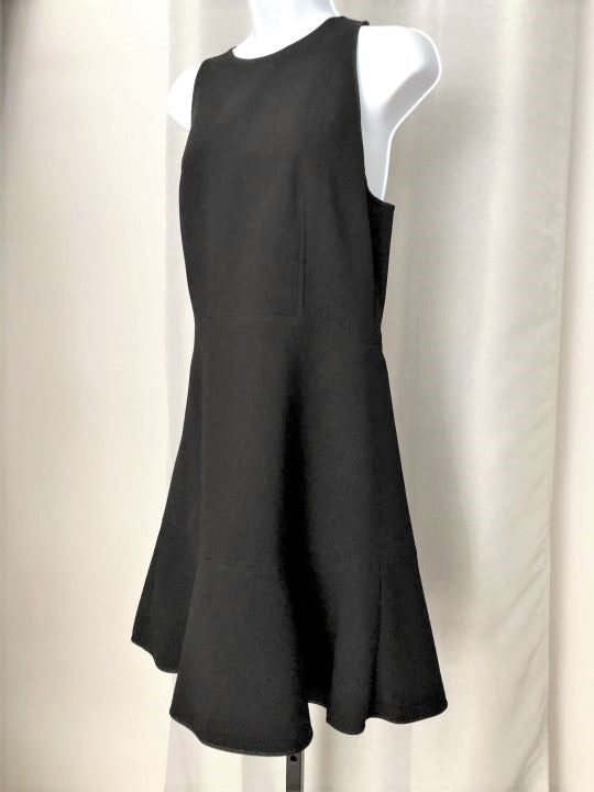 Theory NEW Size 10 Felicitina Black Fit and Flare Dress  FABULUX