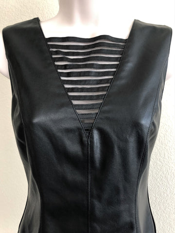 Bailey44 Size XS Black Leather Top