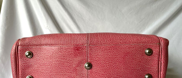 Latico Pink Leather Weekender Tote