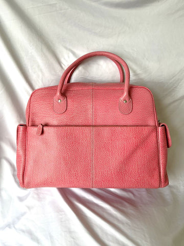 Latico Pink Leather Weekender Tote