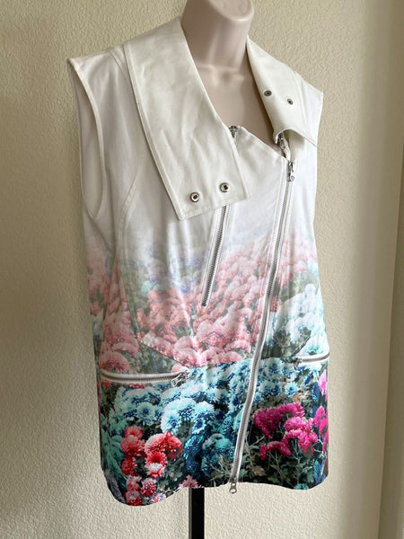 Rebecca Minkoff MEDIUM Floral Moto Vest