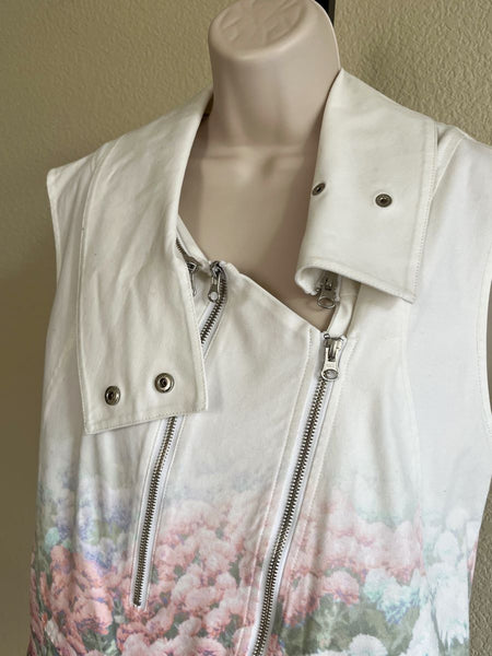 Rebecca Minkoff MEDIUM Floral Moto Vest