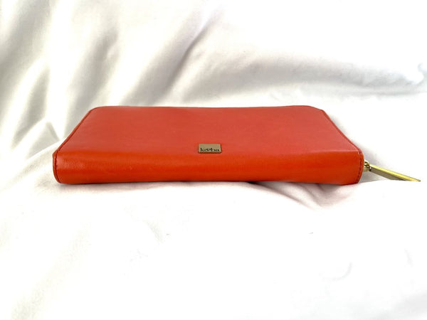 kooba Orange Leather Wallet