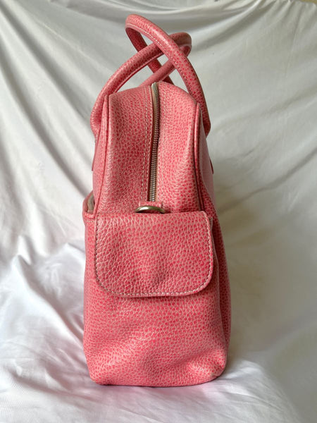 Latico Pink Leather Weekender Tote