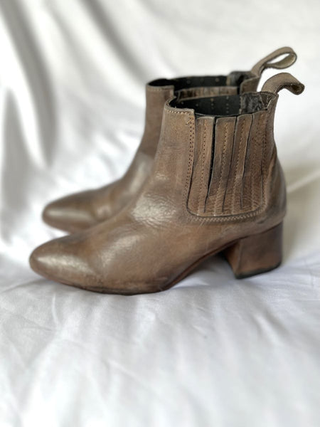 Freebird Size 5.5 - 6 Dane Taupe Leather Bootie