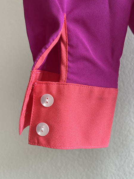 Hutch SMALL Magenta Pajama Wrap Top - NEW