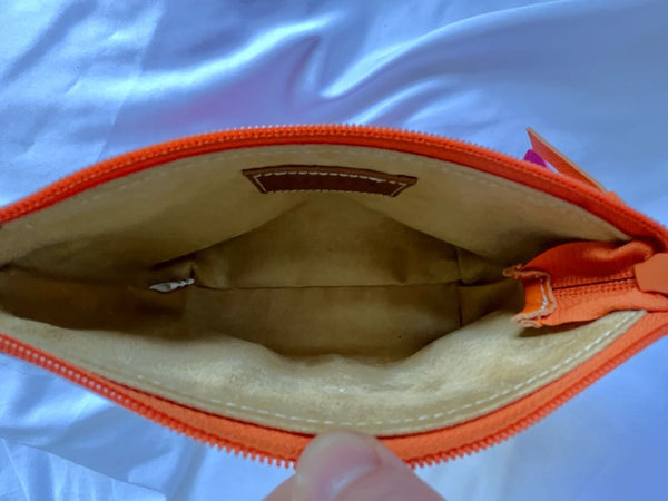 Jam by Jana Feifer NEW Pink Leather Pouch 'P' Initial