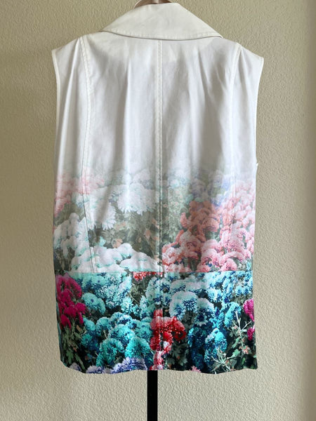 Rebecca Minkoff MEDIUM Floral Moto Vest