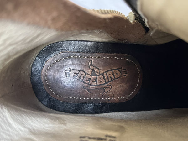 Freebird Jerome Size 9 Beige Ankle Bootie