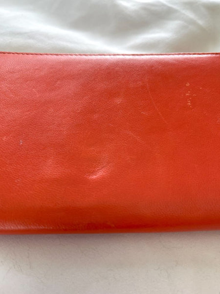 kooba Orange Leather Wallet