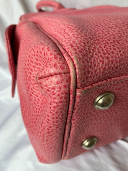 Latico Pink Leather Weekender Tote