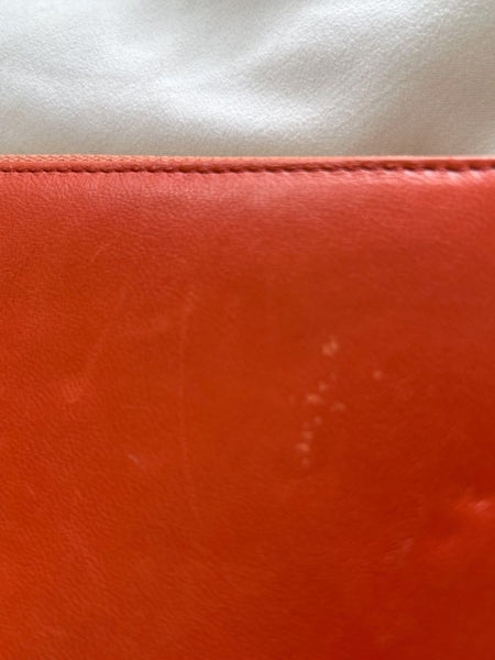 kooba Orange Leather Wallet