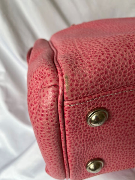 Latico Pink Leather Weekender Tote