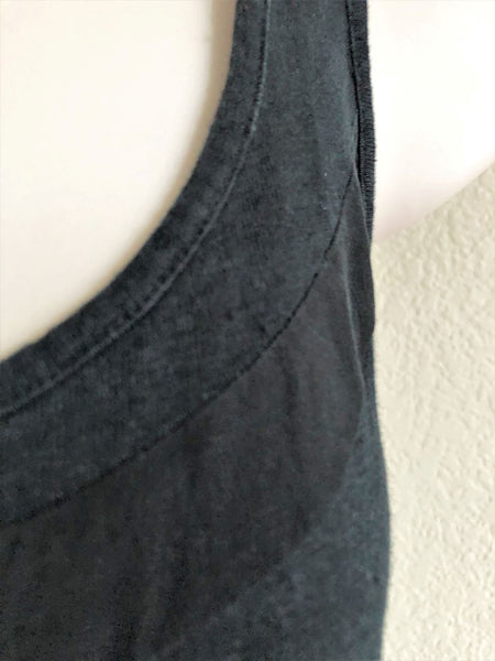 Sandro Size Medium Black Linen Tank Top