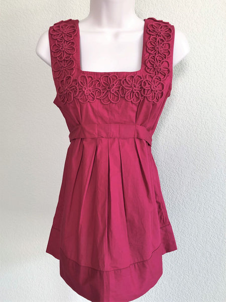 Yoana Baraschi Anthropologie NEW Size 2 Magenta Top