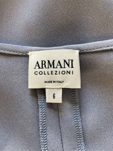 Armani Collezioni Size 6 Periwinkle Tank Top