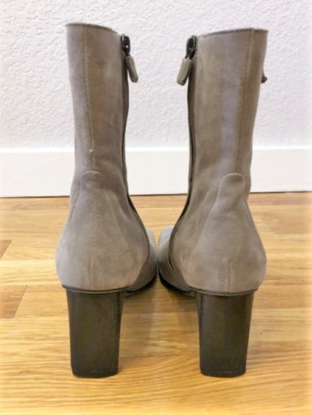 Costume National Size 7 Taupe Suede Boots