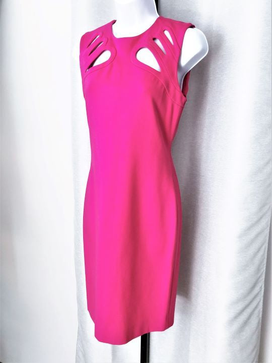 dvf hot pink dress Sana Dress Diane von Furstenberg