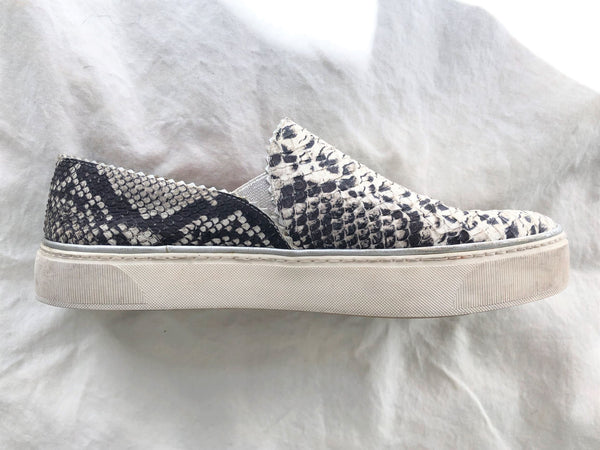 Stuart Weitzman Size 7.5 Nugget Snakeskin Sneakers