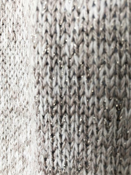 Magaschoni LARGE Beige Sparkle Knit Dress - CLEARANCE