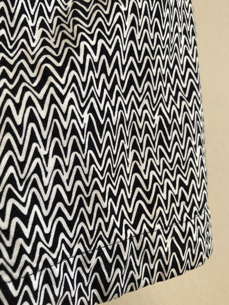Kate Spade Saturday Size 2 Black and White Dress