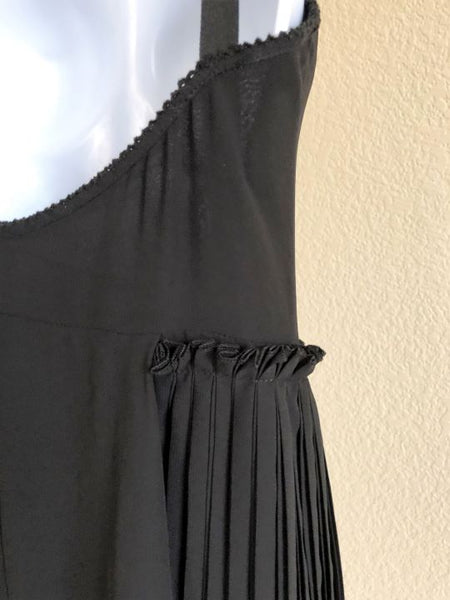 See by Chloe Size 4 Black Pleated Dress - $500 RETAIL