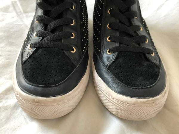 Rebecca Minkoff Size 6.5 Black Studded Sneakers - CLEARANCE