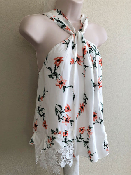 Joie SMALL Segalle Floral Halter Top - NEW