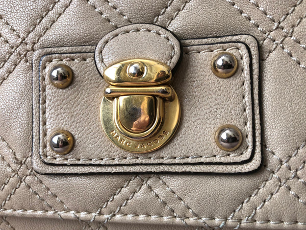 Marc Jacobs Vintage Cream Quilted Leather Bag