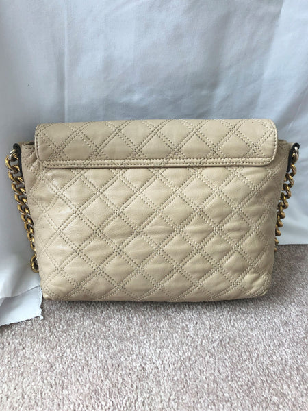 Marc Jacobs Vintage Cream Quilted Leather Bag