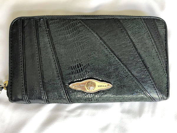 Elliott Lucca Black Leather Wallet