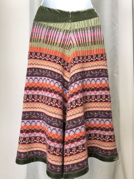 ETRO Authentic SMALL Knit Boho Print Skirt