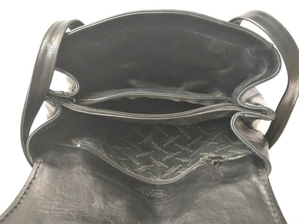 Marino Orlandi Vintage Black Leather Bag