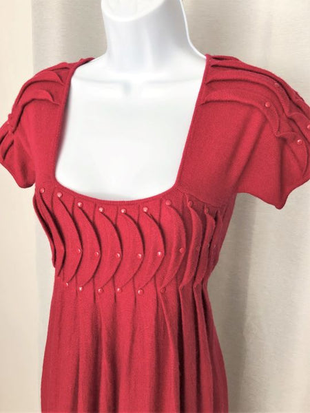 Catherine Malandrino Petite Red Knit Dress - CLEARANCE