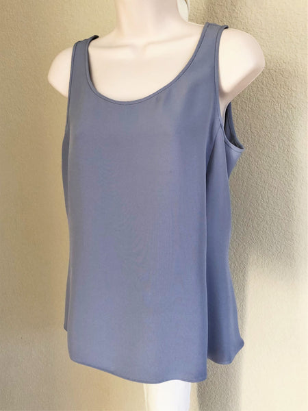 Armani Collezioni Size 6 Periwinkle Tank Top