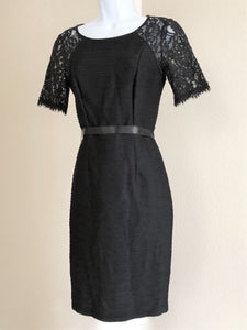 Maeve Anthropologie SMALL Seraphima Black Dress