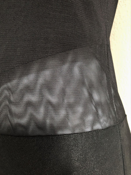 BCBGMaxazria Size XS - NEW - Black Mesh Mini Dress