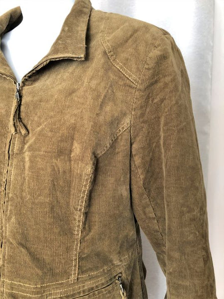 Sundance LARGE Verve Brown Corduroy Jacket