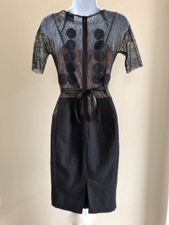Byron Lars Anthropologie Size 0 Beguile Carissima Dress Navy / 0 Byron Lars Anthropologie Size 0 Beguile Carissima Dress Navy / 0