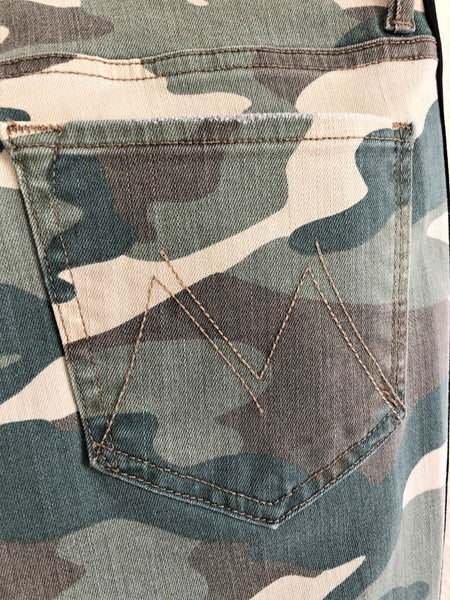 MOTHER Size 4 High Waisted Looker Camo Jeans