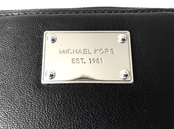 Michael Kors Black Zip and Snap Wallet