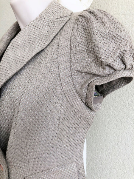 Leifsdottir Anthropologie Size 8 Beige Blazer - CLEARANCE