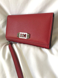 Rebecca Minkoff Love Lock Red Leather iPhone 10 Case