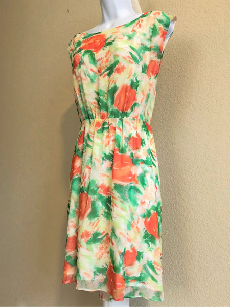 Alice + Olivia NEW Size Large Matilda Floral Silk Dress