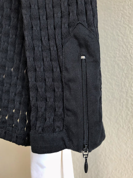 Anne Fontaine MEDIUM Black Textured Top