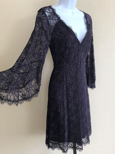 Nanette Lepore Size 2 - NEW - Ming Frock in Eggplant Dress
