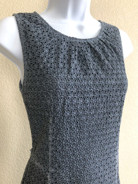 Michael Kors Size 2 Blue Eyelet Lace Dress - CLEARANCE