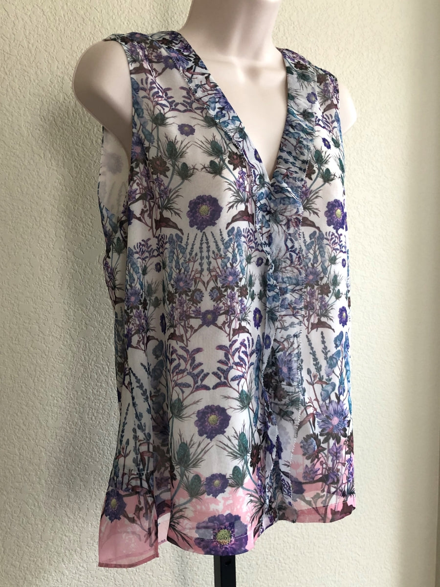 McGinn Medium Sleeveless Floral Blouse