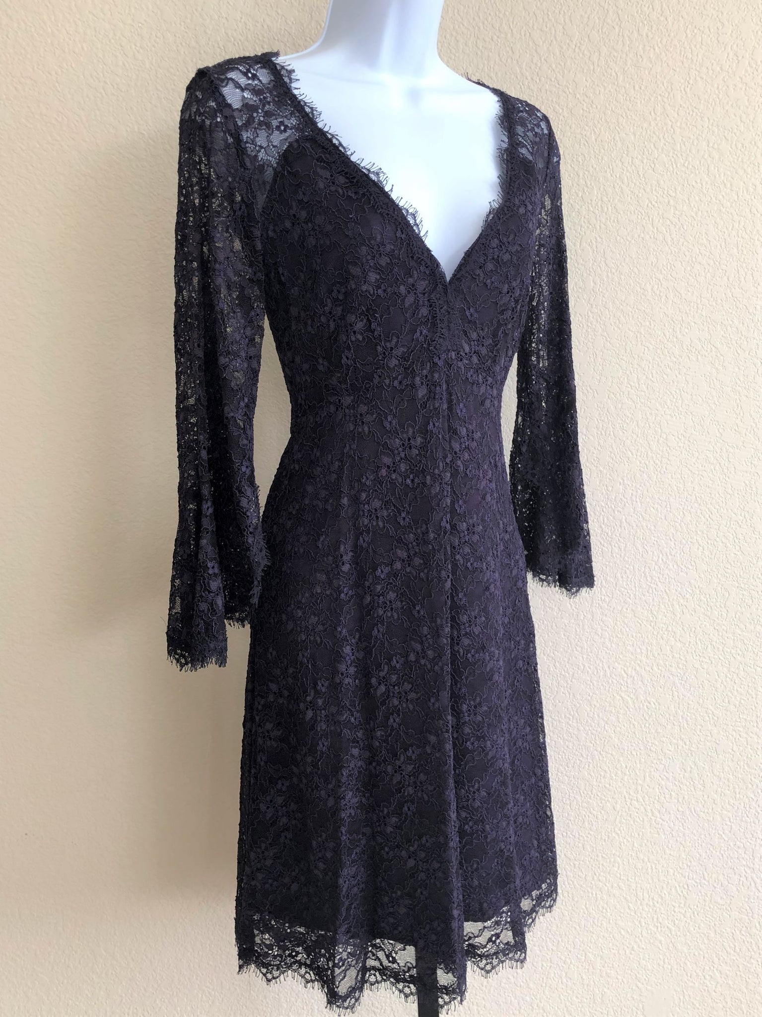 Nanette Lepore Size 2 - NEW - Ming Frock in Eggplant Dress