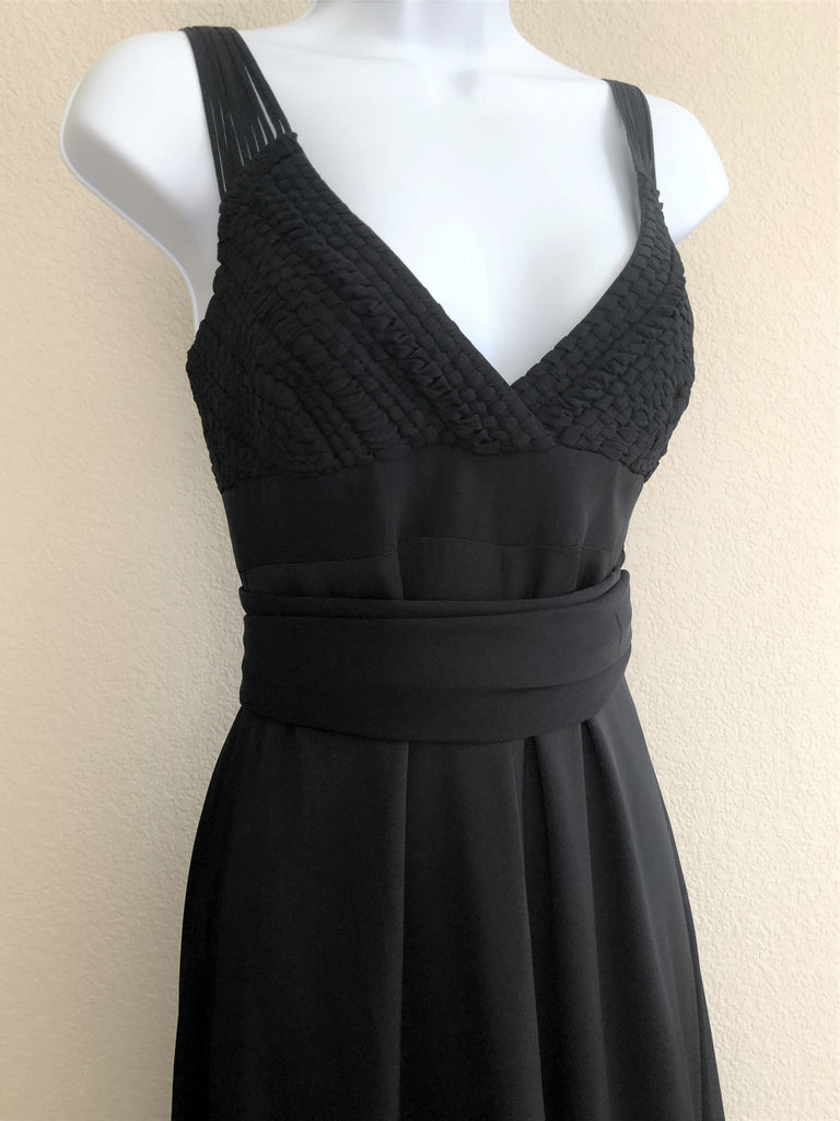 armani collezioni black dress Armani Collezioni Authentic Size 4 Black Silk Gown